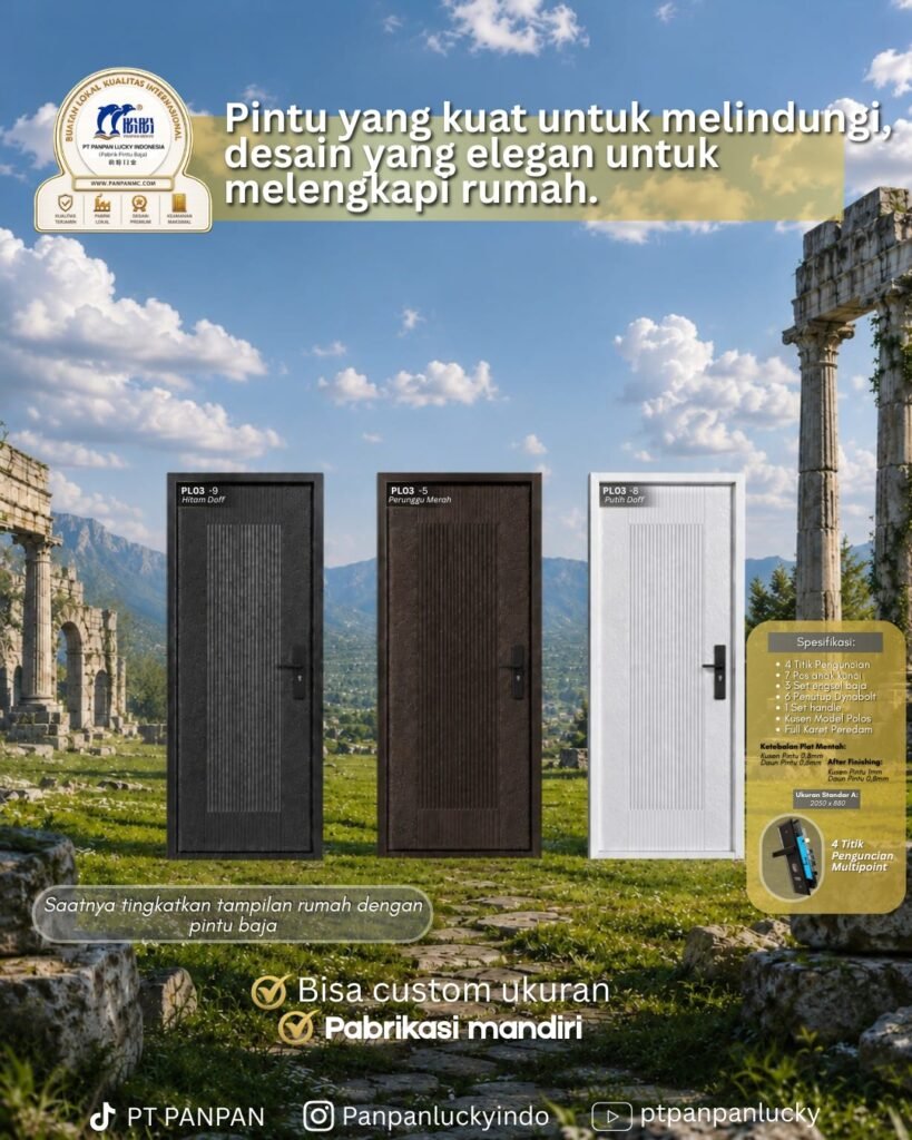 Pabrik Pintu Baja Tangerang | PT Panpan Lucky Indonesia