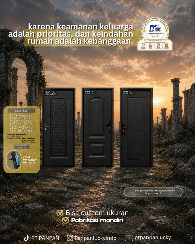 Jual Pintu Baja untuk Rumah